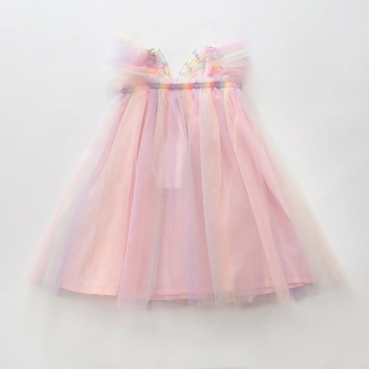 Rainbow Butterfly Tulle Dress Ollies Place