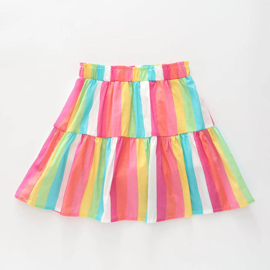 Rainbow Stripe Rara Skirt Ollies Place