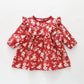 Red Floral Sweater Dress Ollies Place