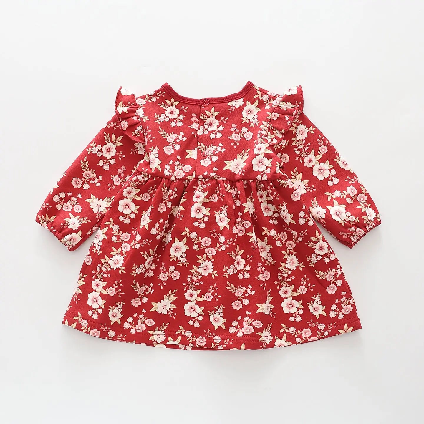Red Floral Sweater Dress Ollies Place