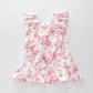 Red Flower Print Dress Ollies Place