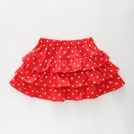 Red Polka Dot Bloomer Skirt Ollies Place