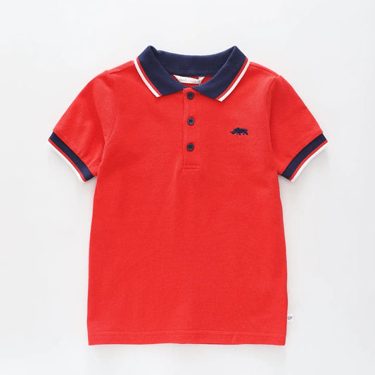 Red Polo T-shirt Ollies Place
