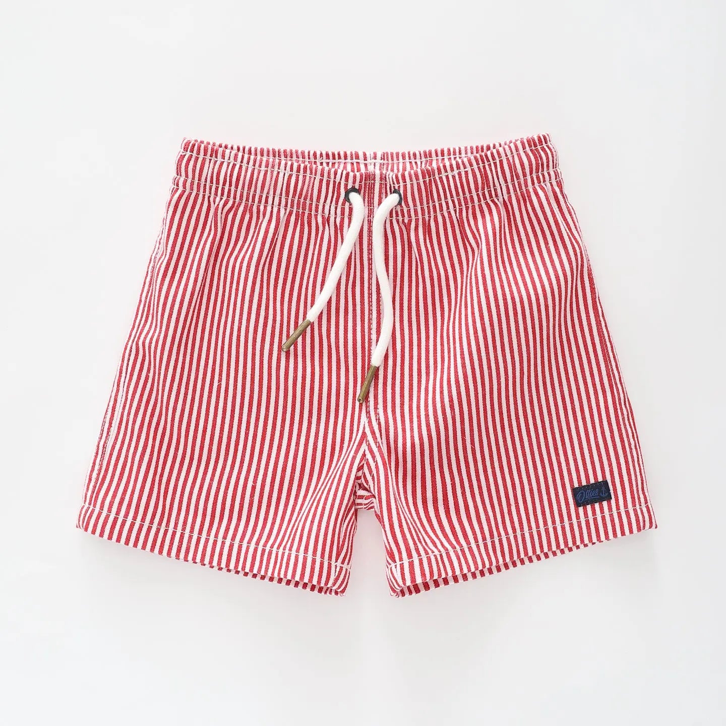 Red Stripes Summer Shorts Ollies Place