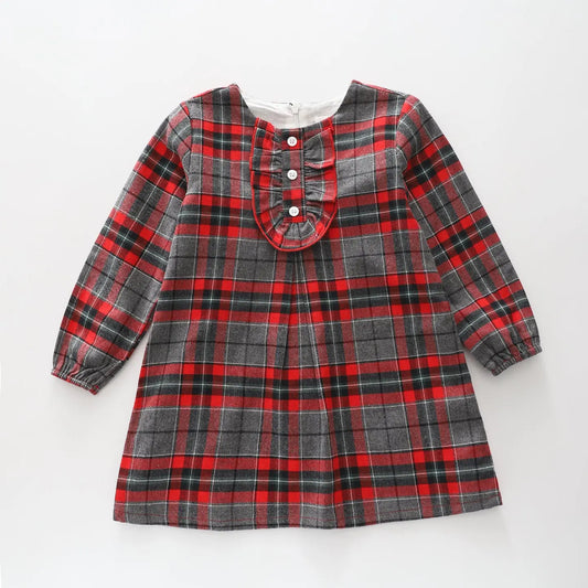 Red Tartan Check Dress Ollies Place