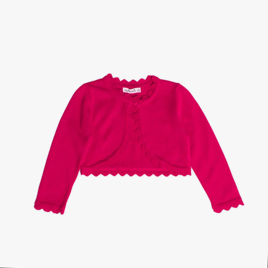 Red True Knit Bolero Cardigan - Girl Ollies Place