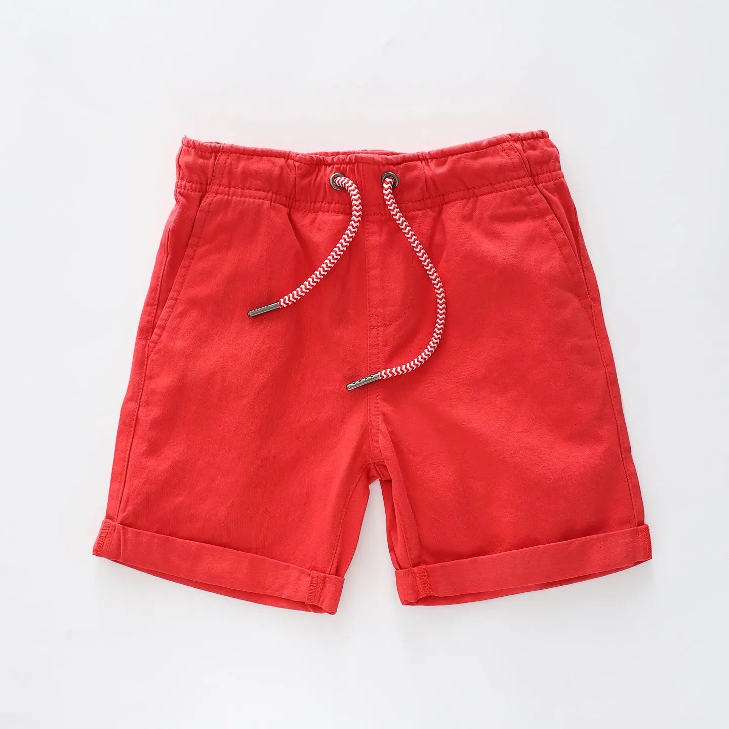 Red Woven Shorts Ollies Place