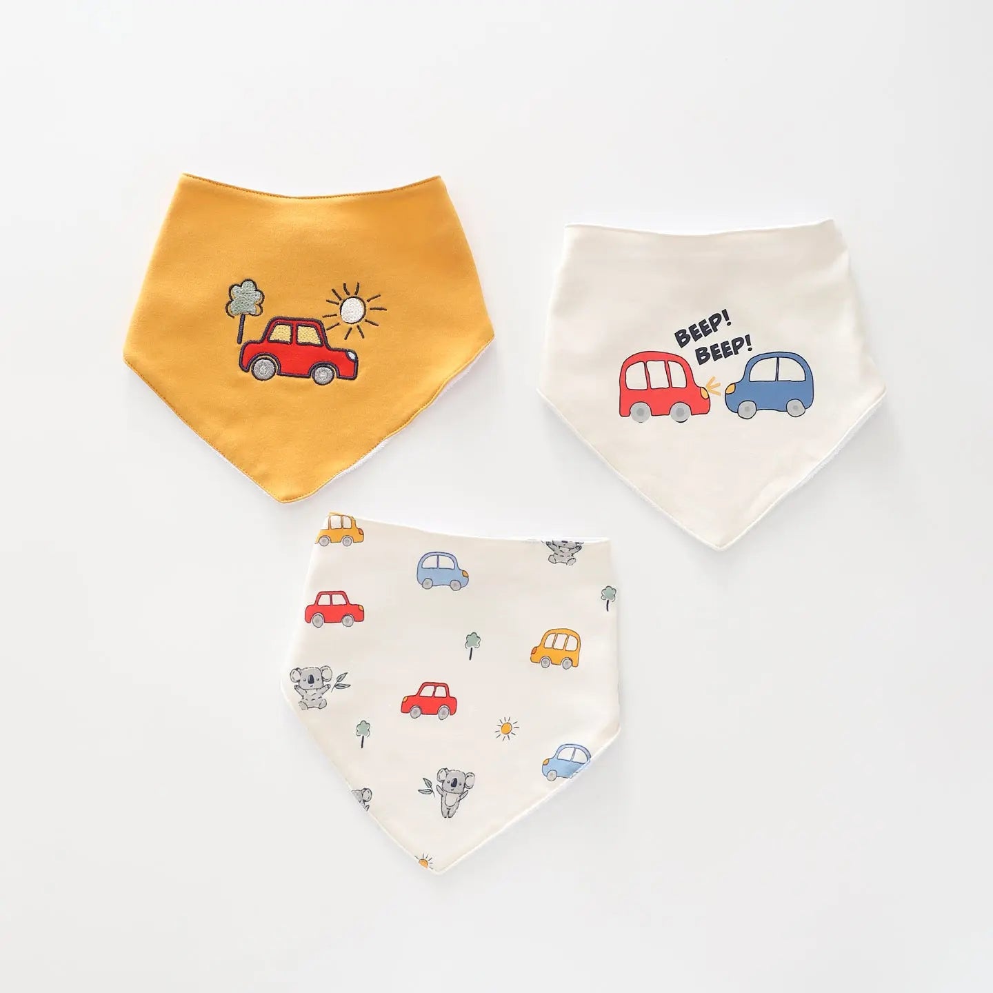 Road Trip 3pc Bandana Bib Set Ollies Place