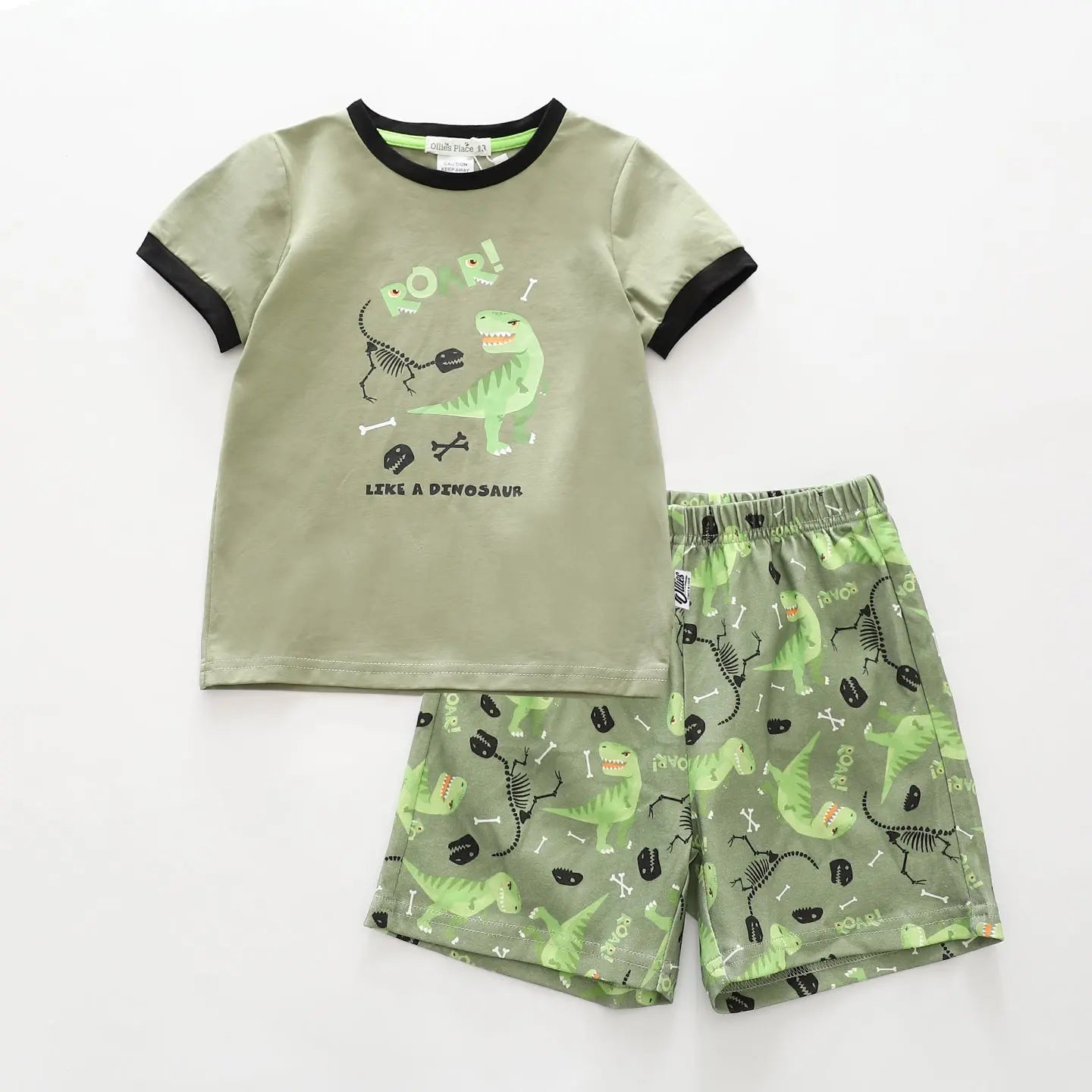 Roar Like A Dinosaur PJ Set Ollies Place