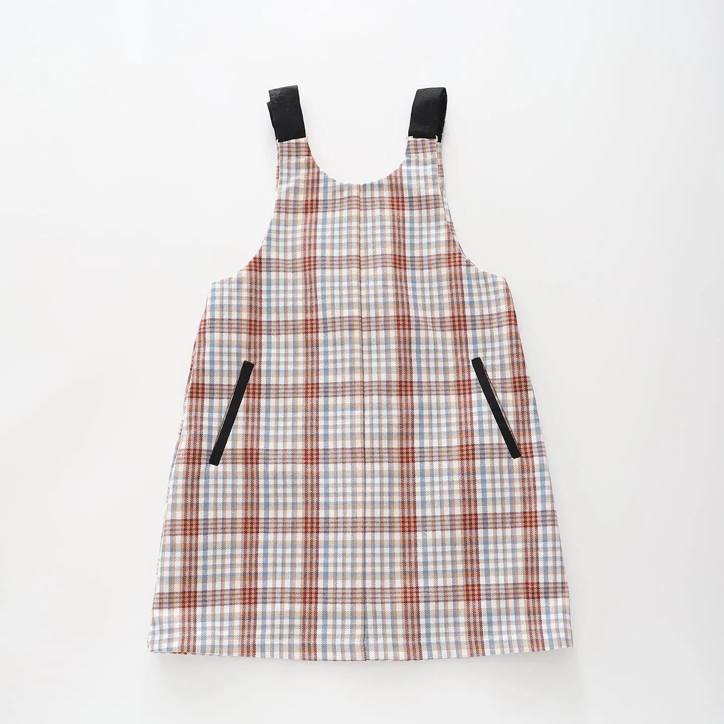 Rock Star Check Pinafore Ollies Place