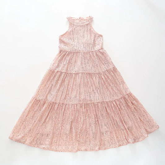 Rose Gold Sequin Dress Ollies Place