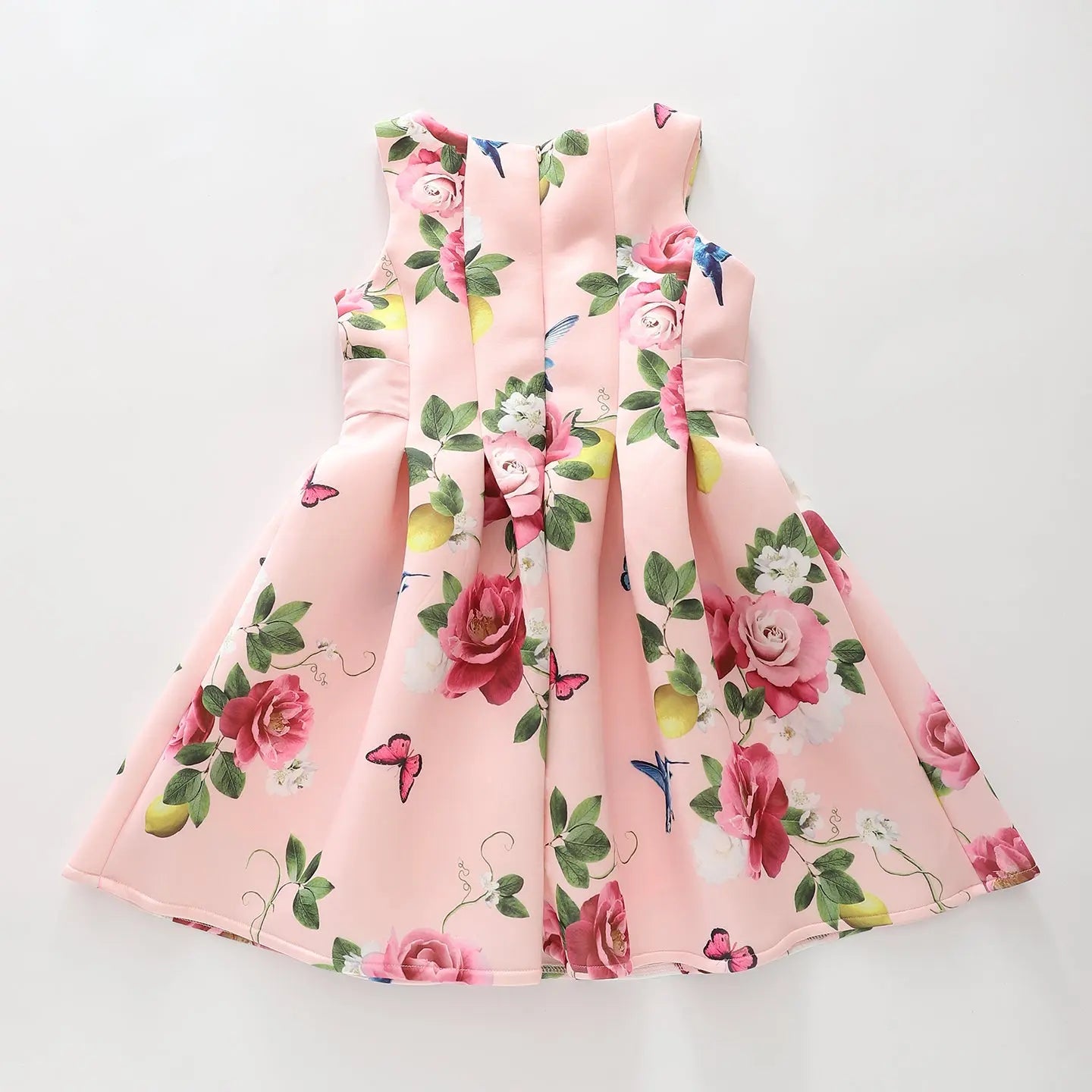 Rose Print Party Dress Ollies Place