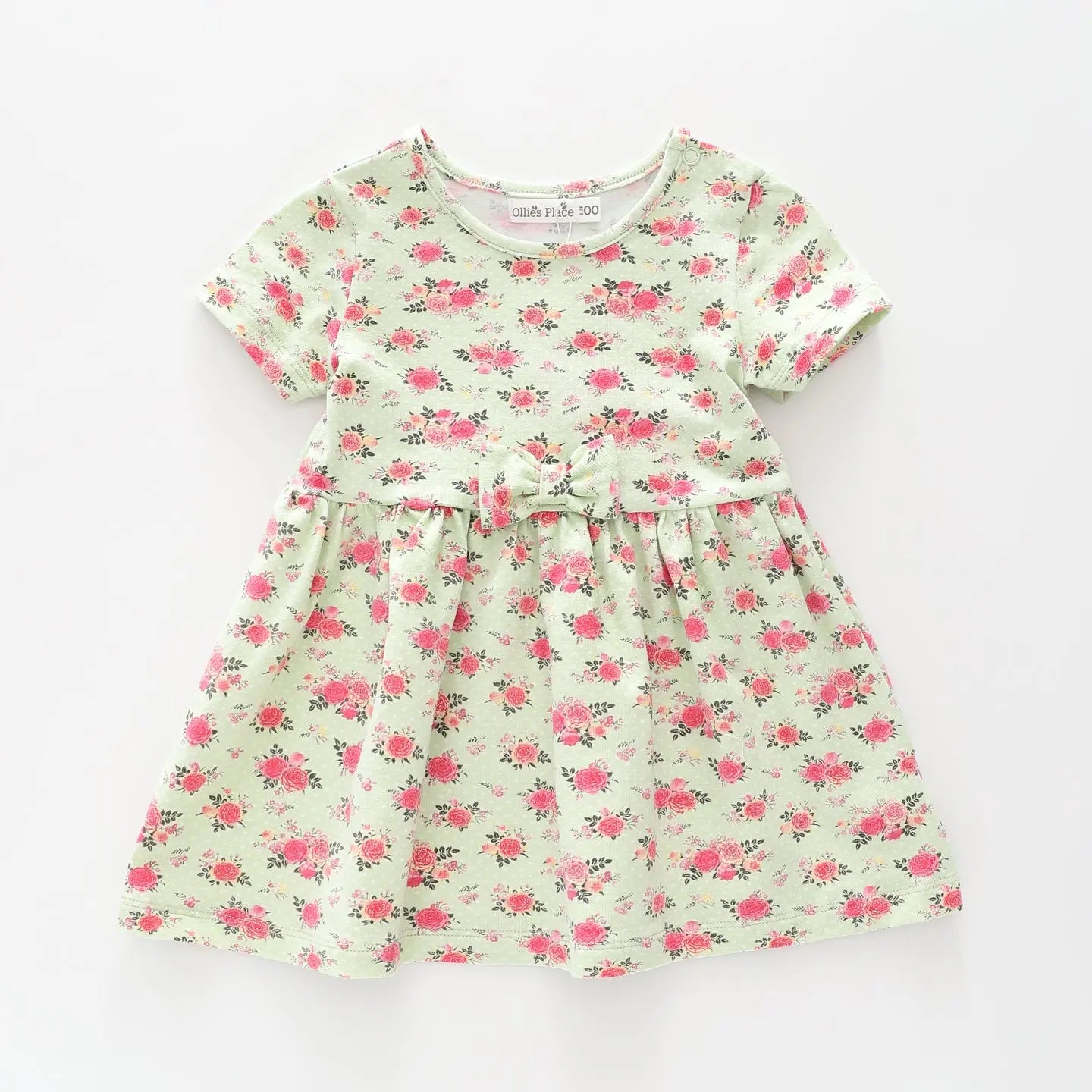 Rose Print Summer Dress Ollies Place