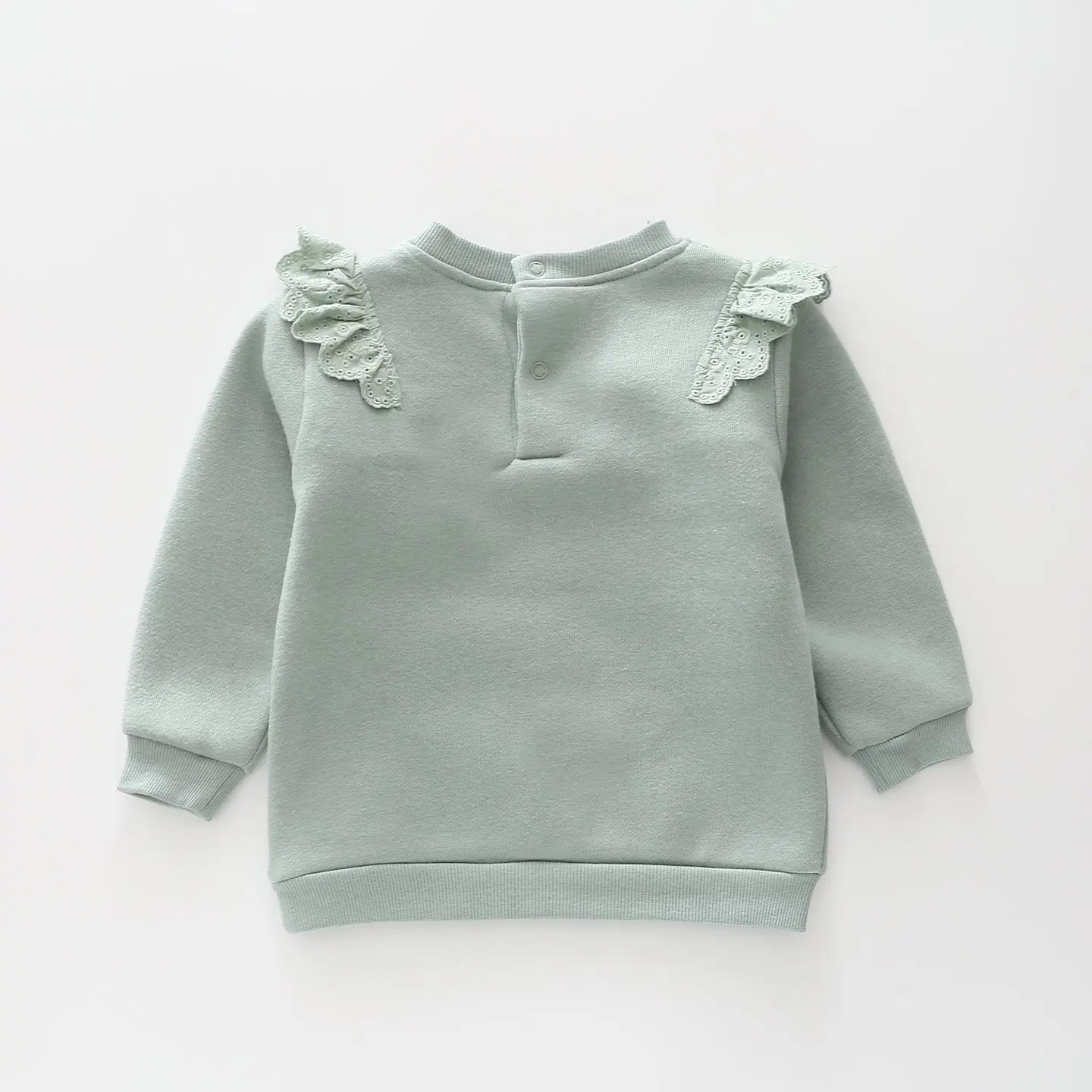 Sage Green Sweat Top Ollies Place