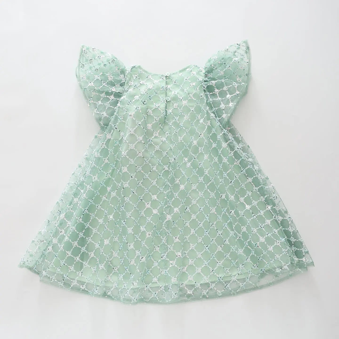 Sage Sequin Party Dress Ollies Place