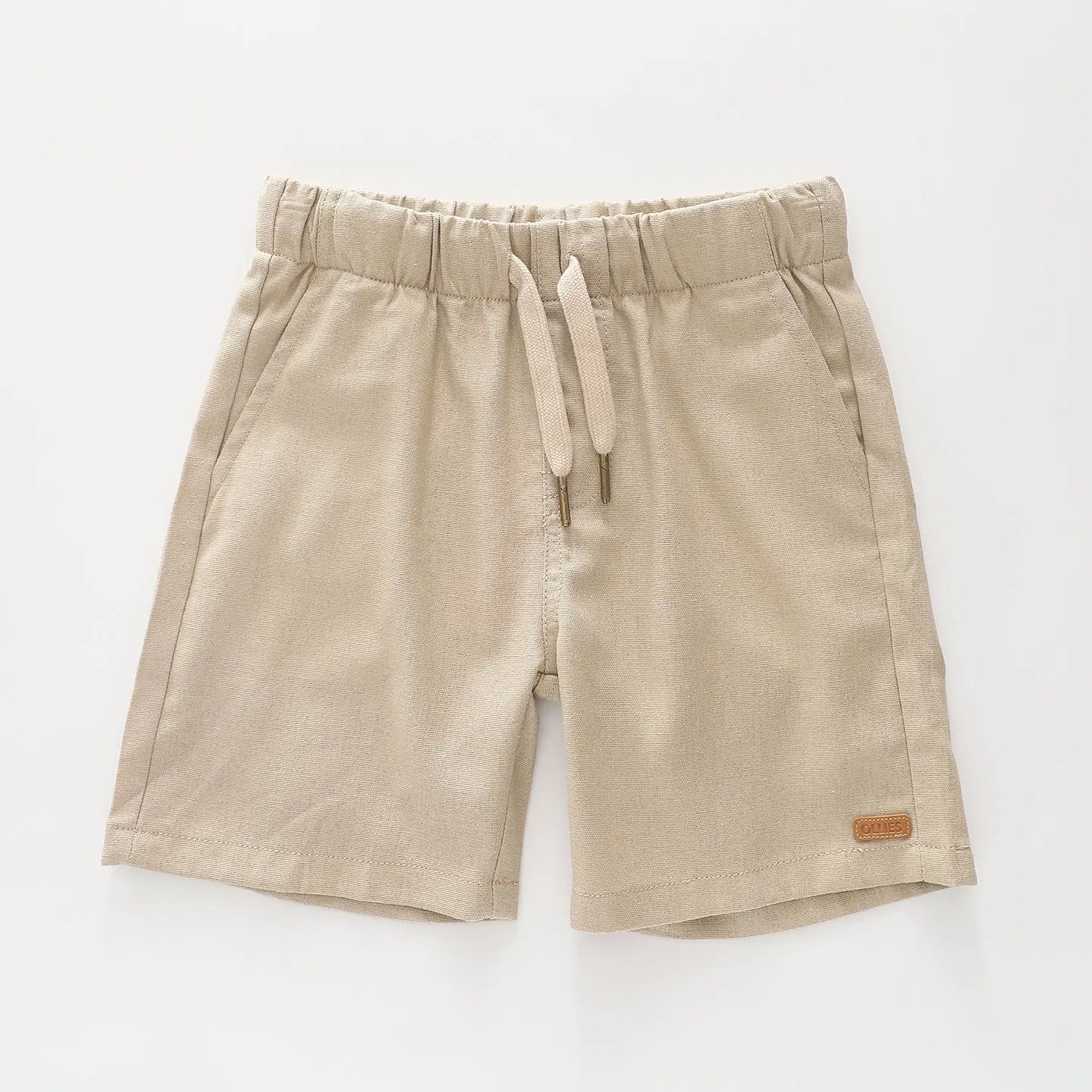 Sand Linen Shorts Ollies Place