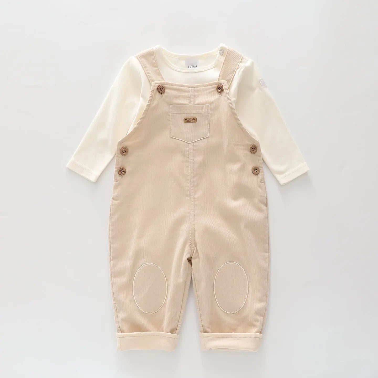 Sandy Cord Overalls Set Ollies Place