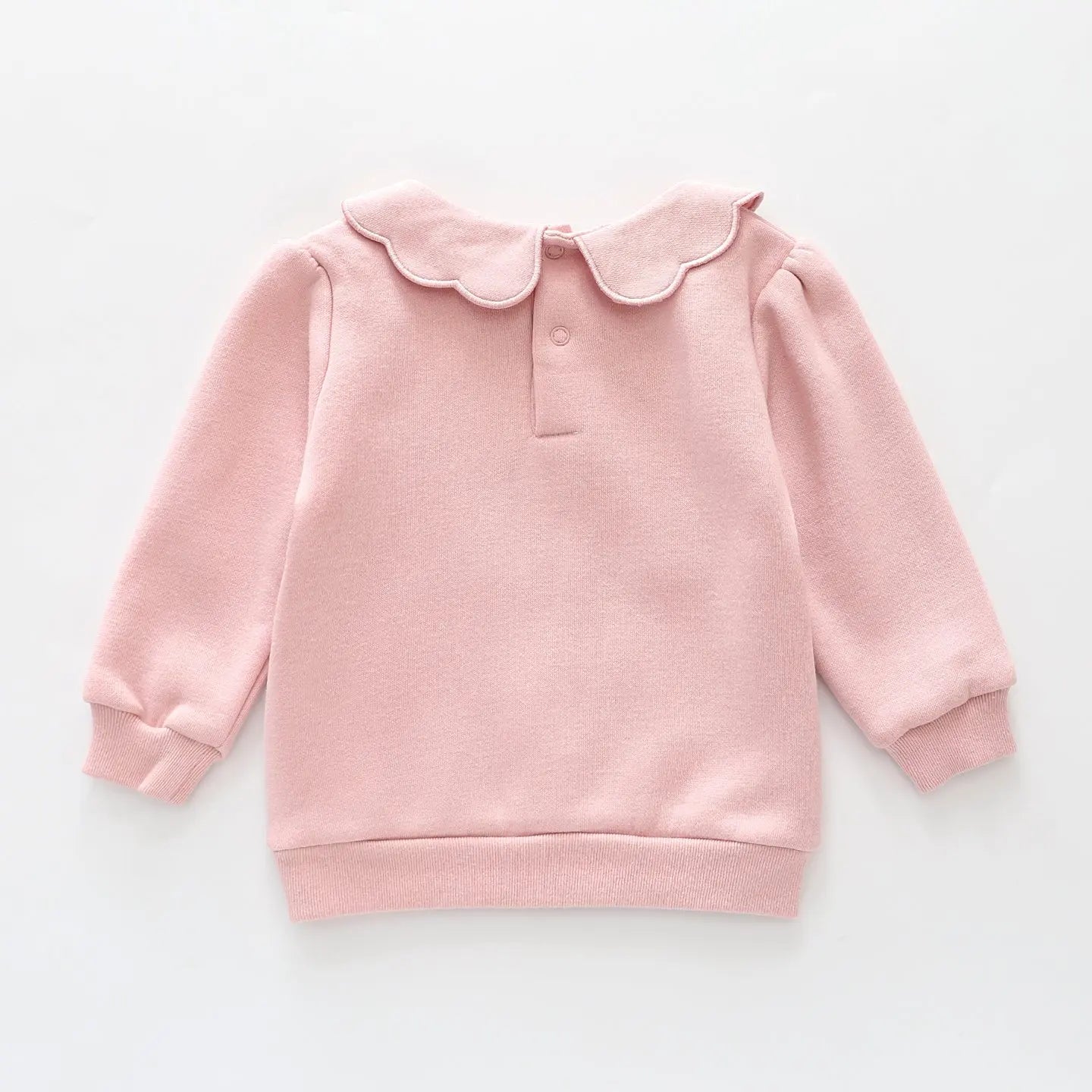 Scalloped Collar Sweatshirt Ollies Place