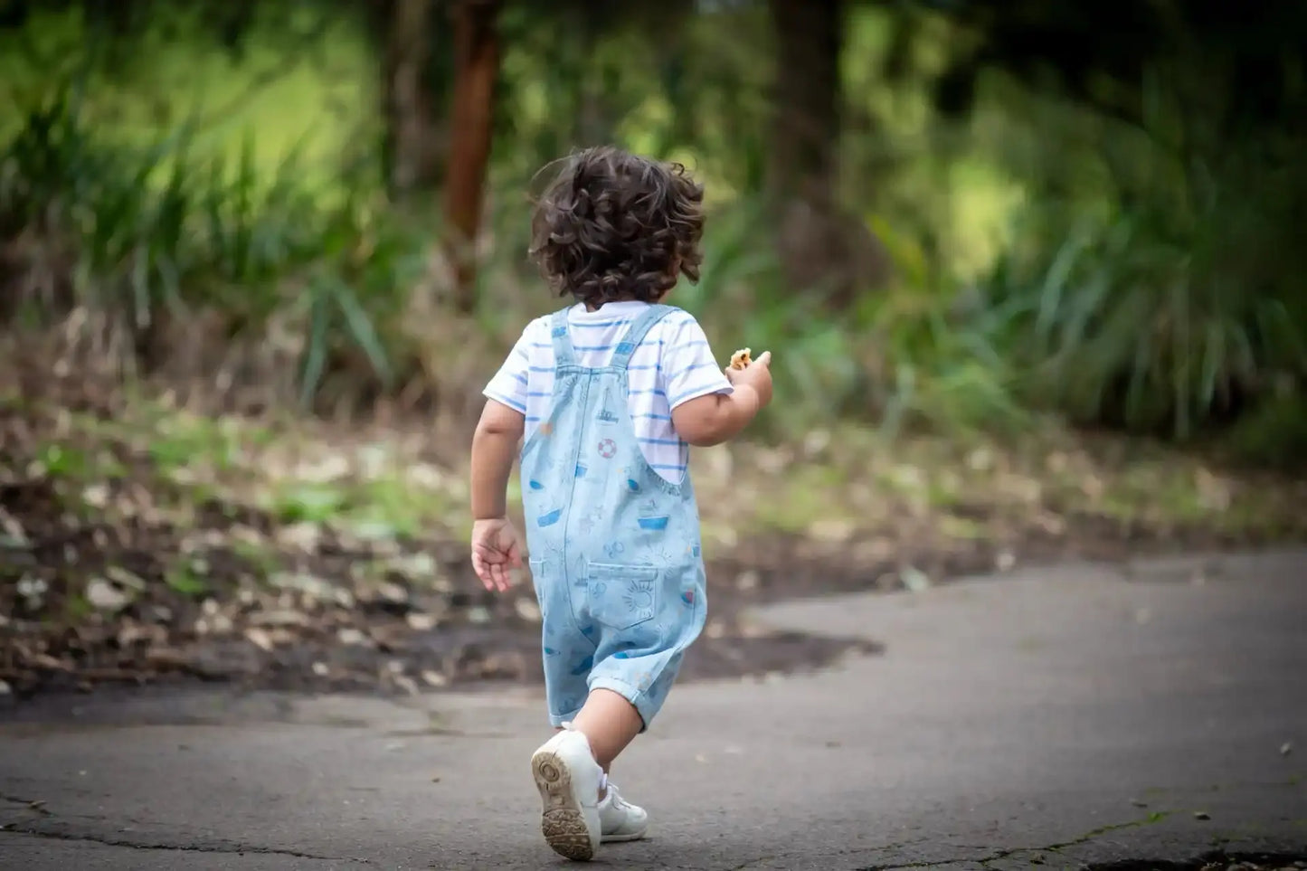 Seaside Denim Overalls Set Ollies Place