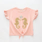 Sequin Seahorse Tee Ollies Place