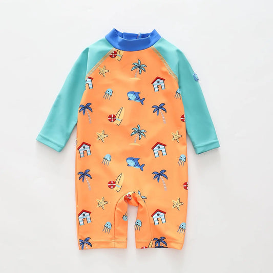 Shark Long Sleeve Swimwear Ollies Place