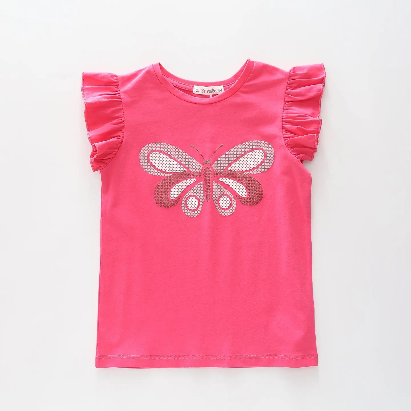 Shimmery Butterfly Top Ollies Place