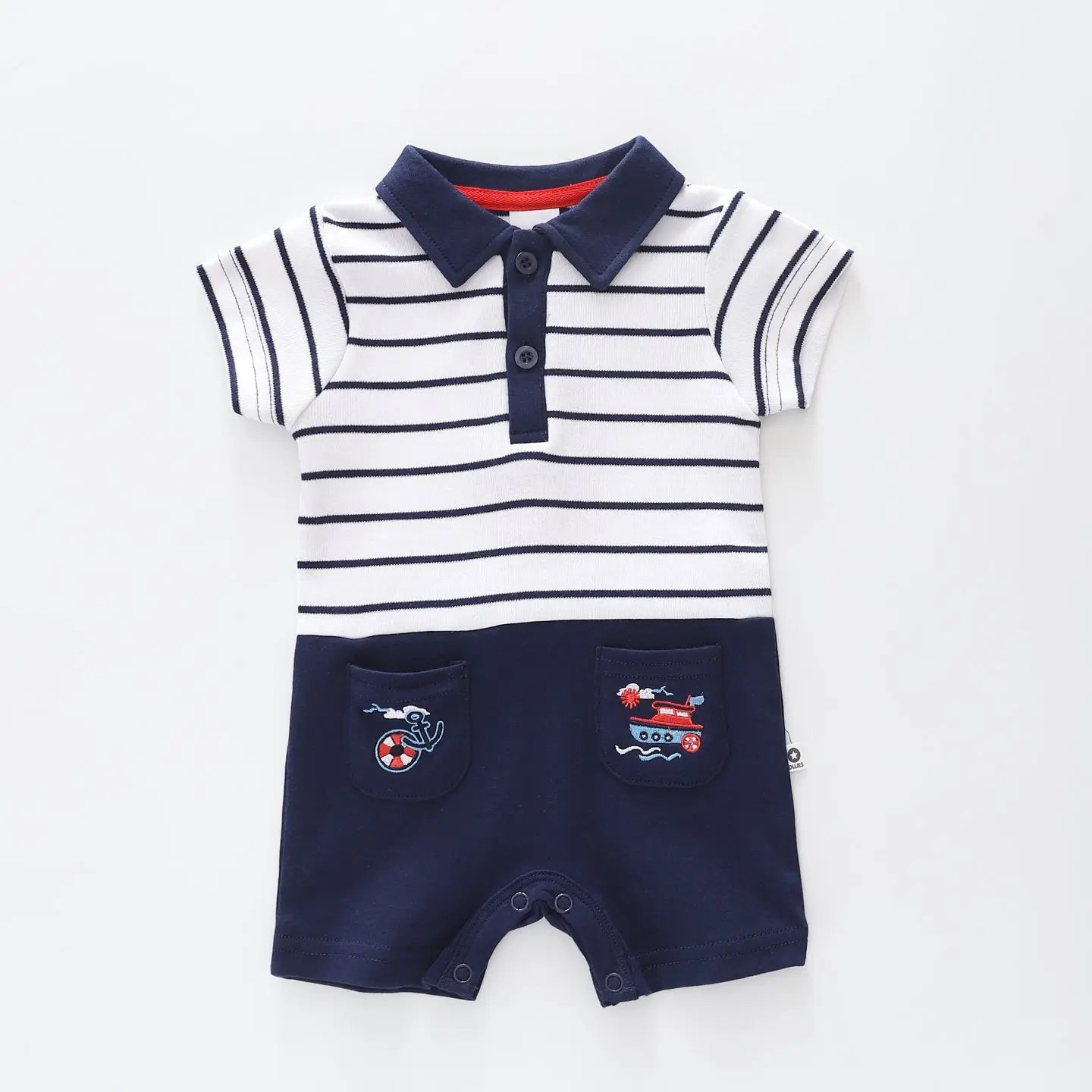 Ships Ahoy Baby Romper Ollies Place