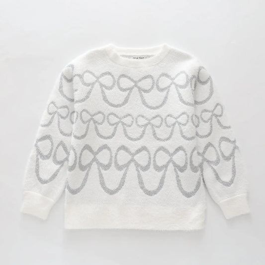 Silver Bow True Knit Jumper Ollies Place