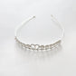Silver Crystal Tiara Headband Ollies Place