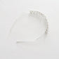Silver Crystal Tiara Headband Ollies Place