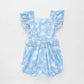 Sky Blue Lazy Daisy Pinstripe Sunsuit Ollies Place