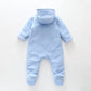 Sky Blue Quilted Pram Suit Ollies Place