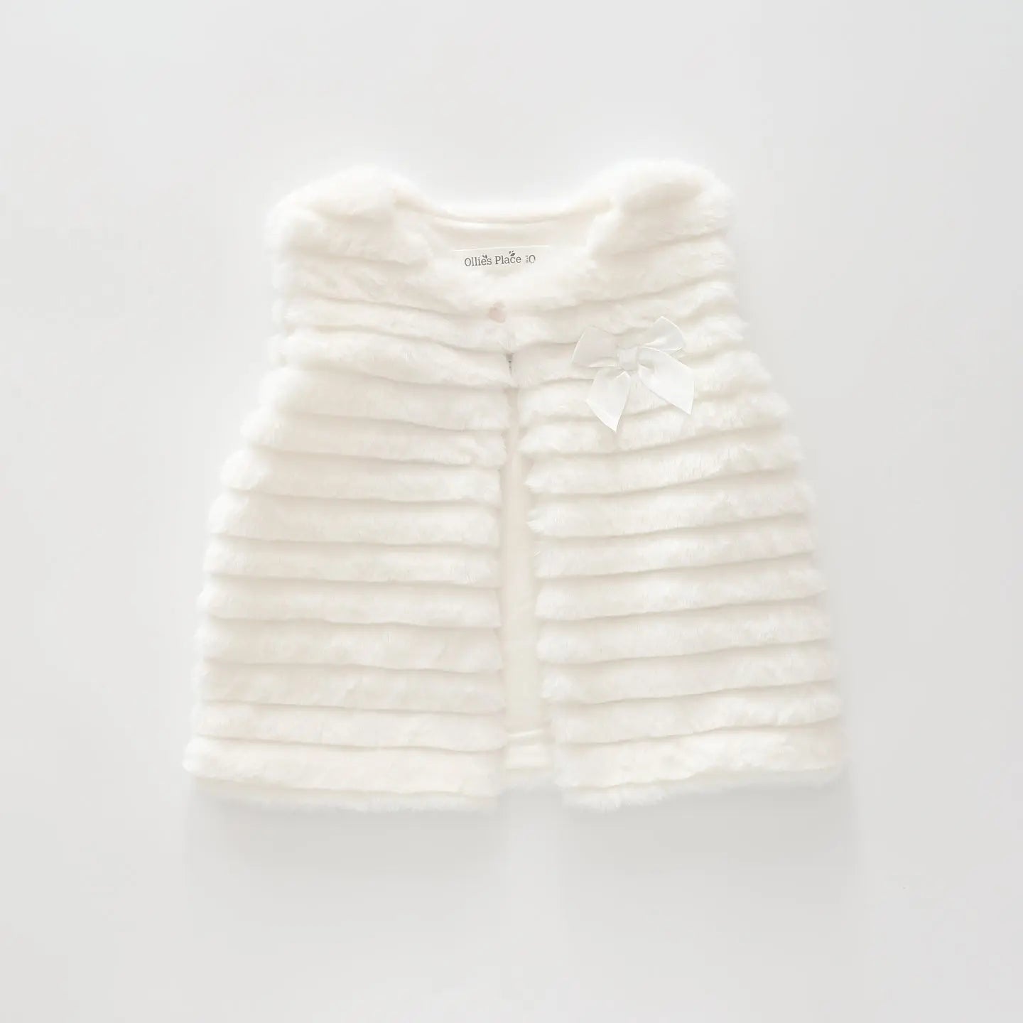 Snow White Faux Fur Vest Ollies Place