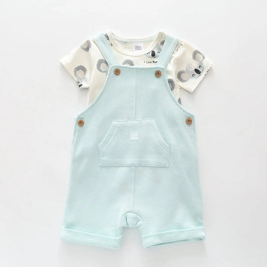 Snuggle Koala Shortalls Set Ollies Place