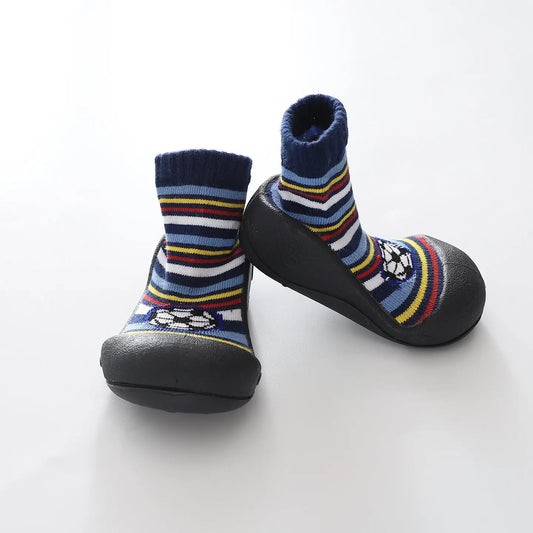 Soccer Stripe Grippy Socks Ollies Place
