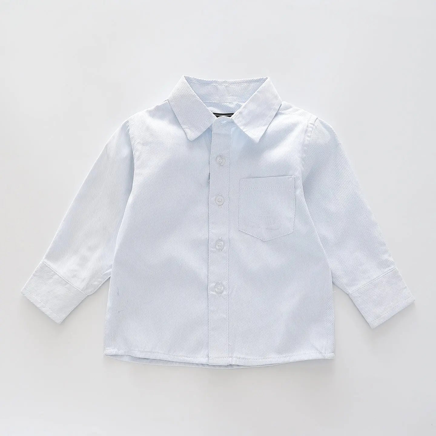 Soft Blue Pinstripe Shirt (00 - 7 yrs) Ollies Place