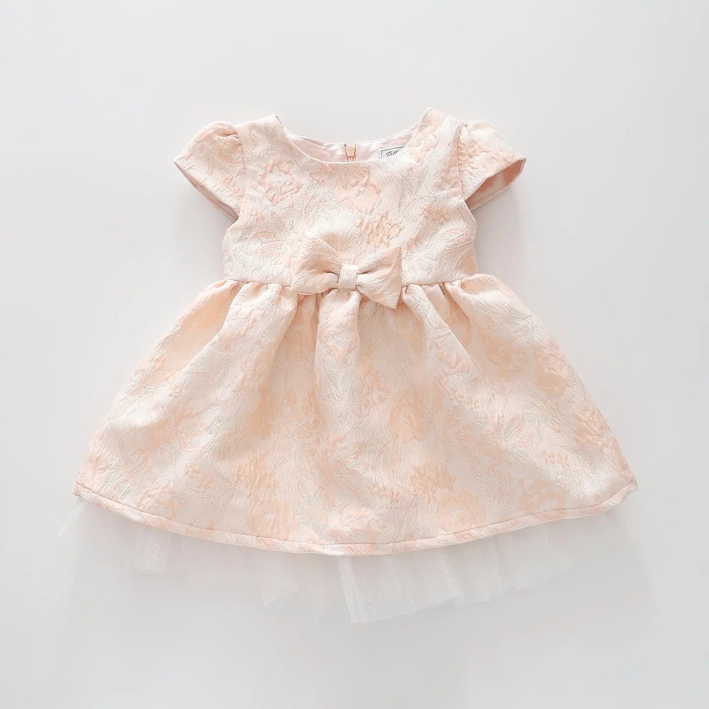 Soft Pink Jacquard Dress Ollies Place