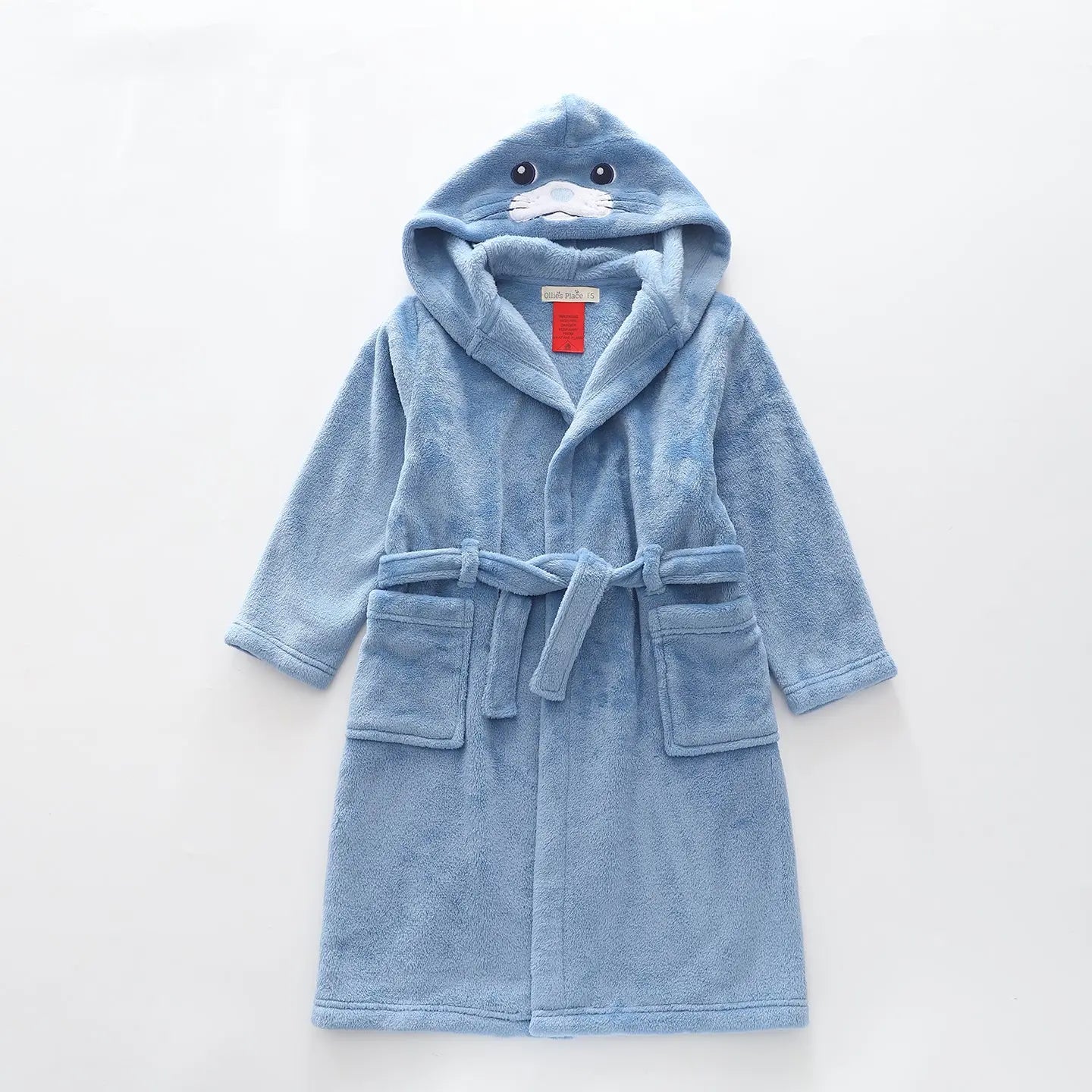 Solid Colour, Junior Boys Dressing Gown Ollies Place