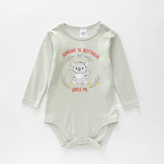 Someone In Australia Loves Me Bodysuit Ollies Place