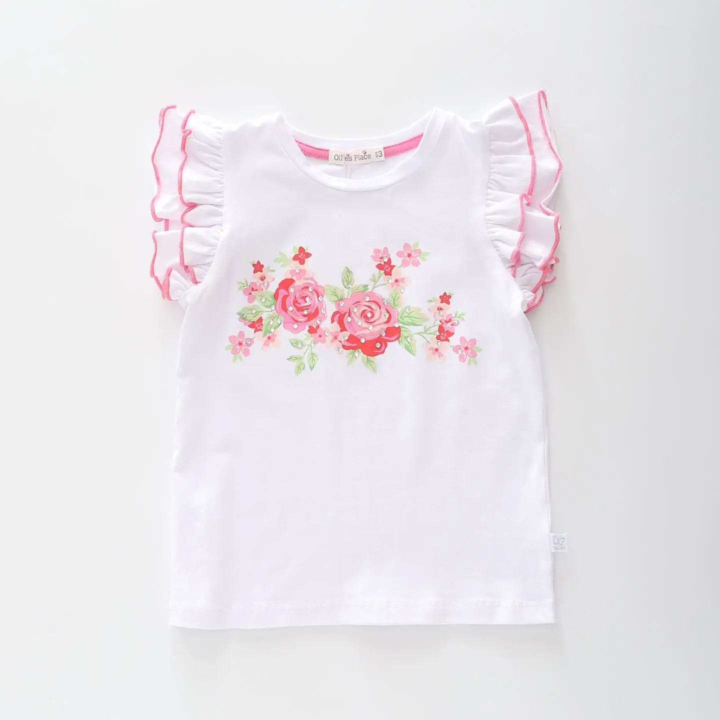 Sparkley Rose Tee Ollies Place