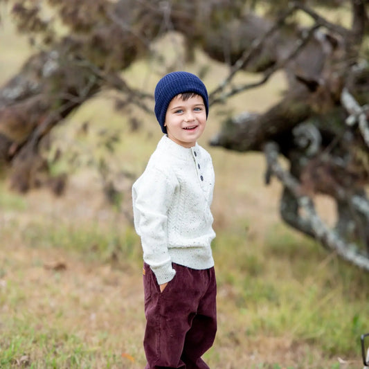 Speckled Cable Knit Jumper Ollies Place