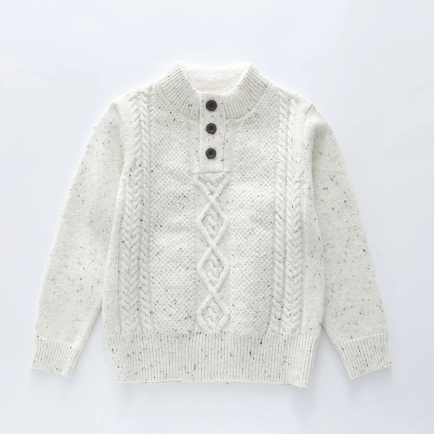 Speckled Cable Knit Jumper Ollies Place