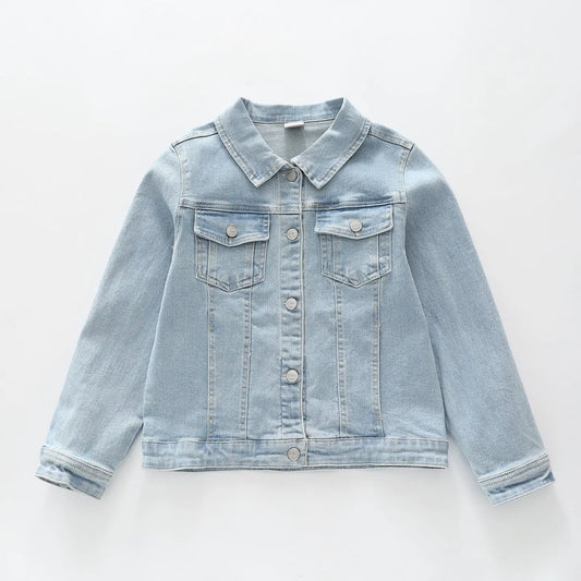 Stay Awesome Denim Jacket Ollies Place