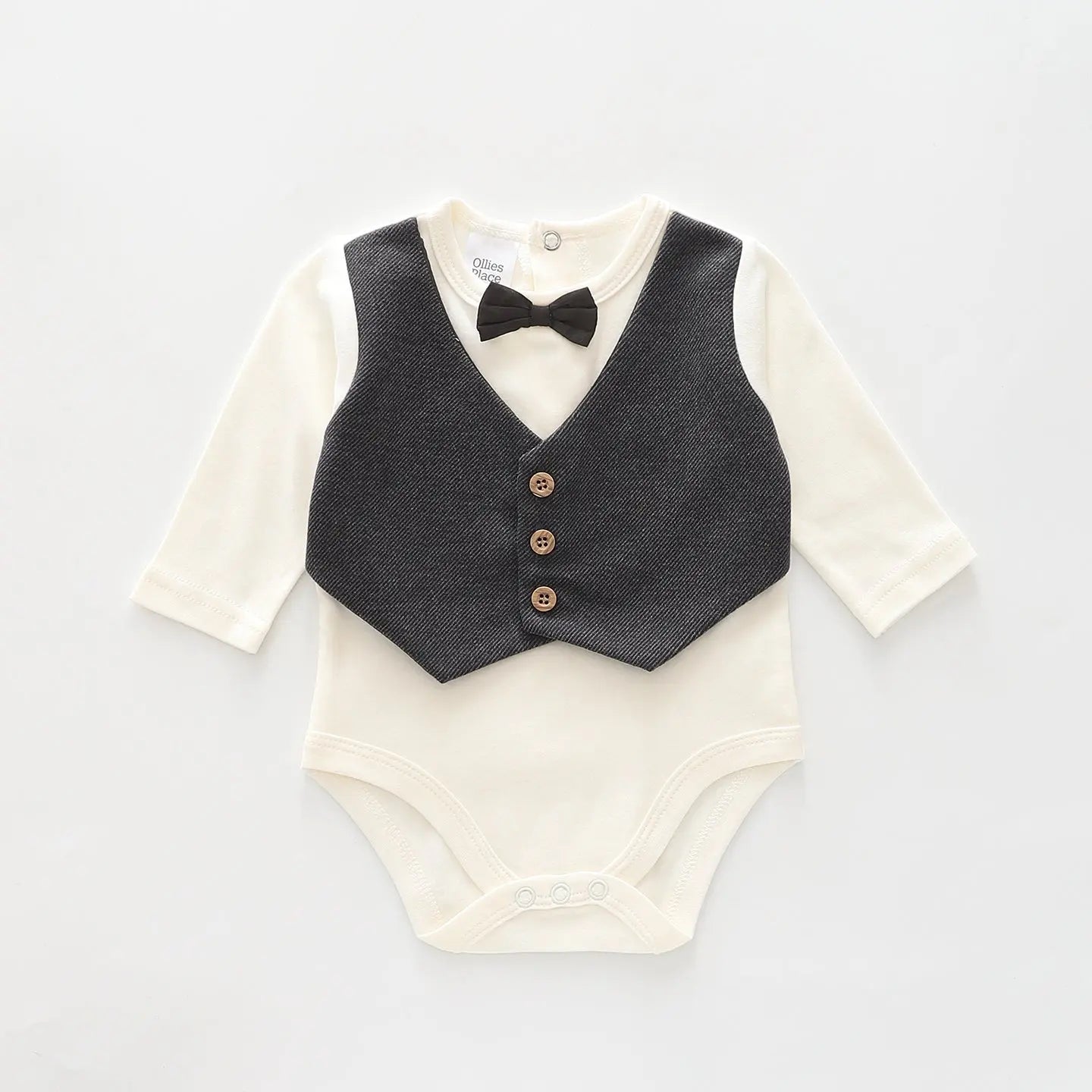 Stepping Out, Baby Boys Formal Bodysuit Ollies Place