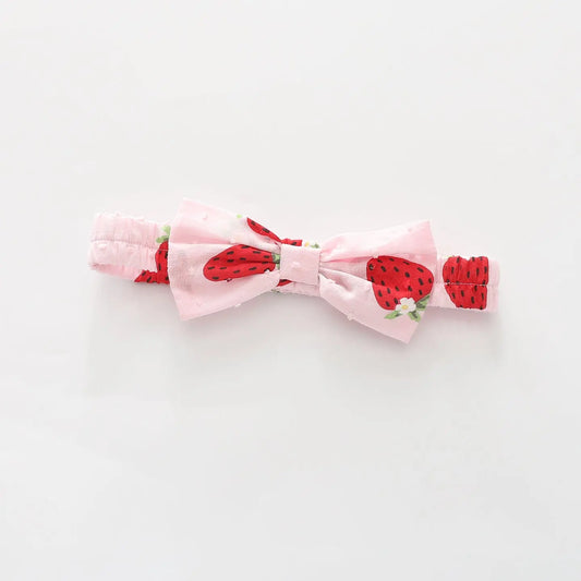 Strawberry Bow Headband Ollies Place