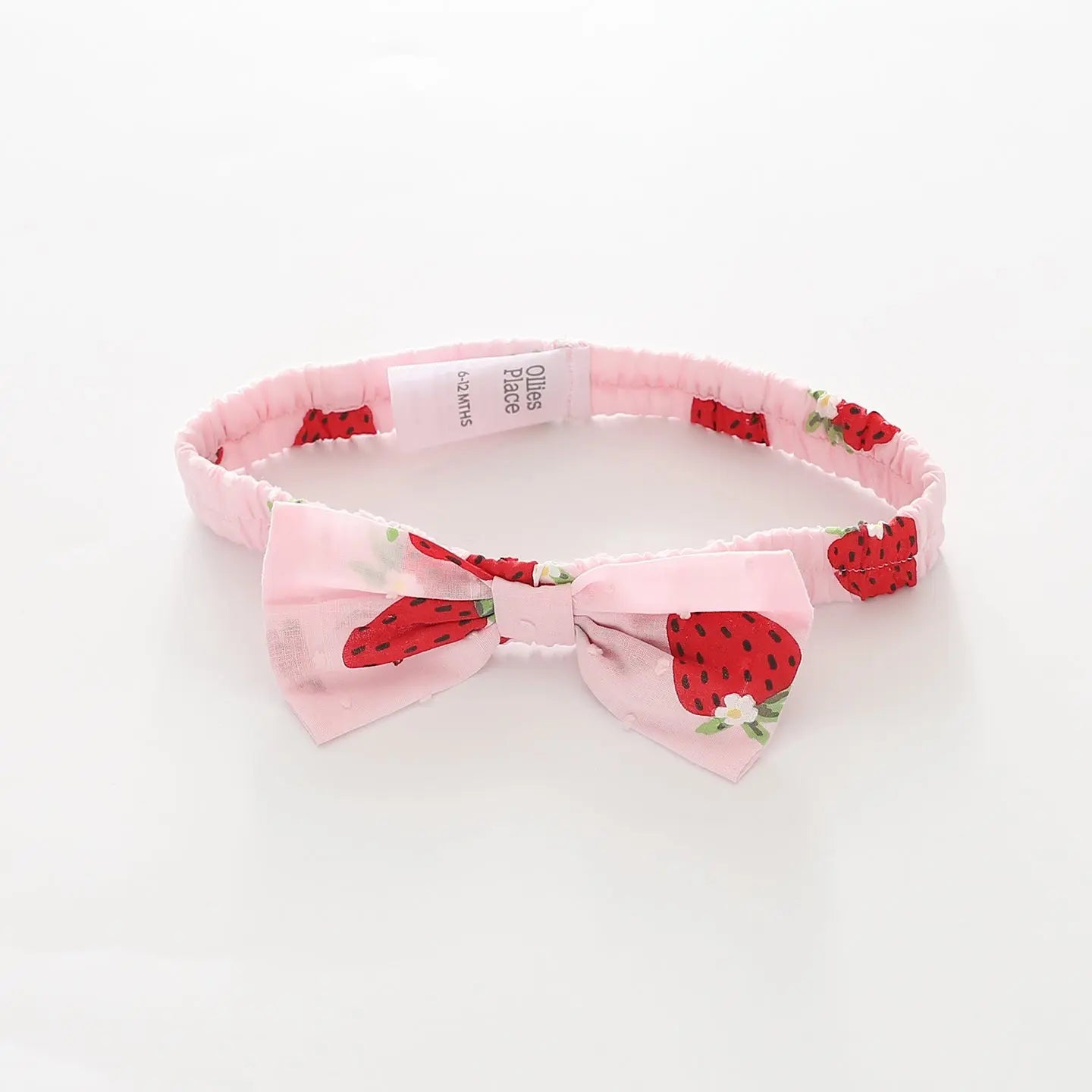Strawberry Bow Headband Ollies Place