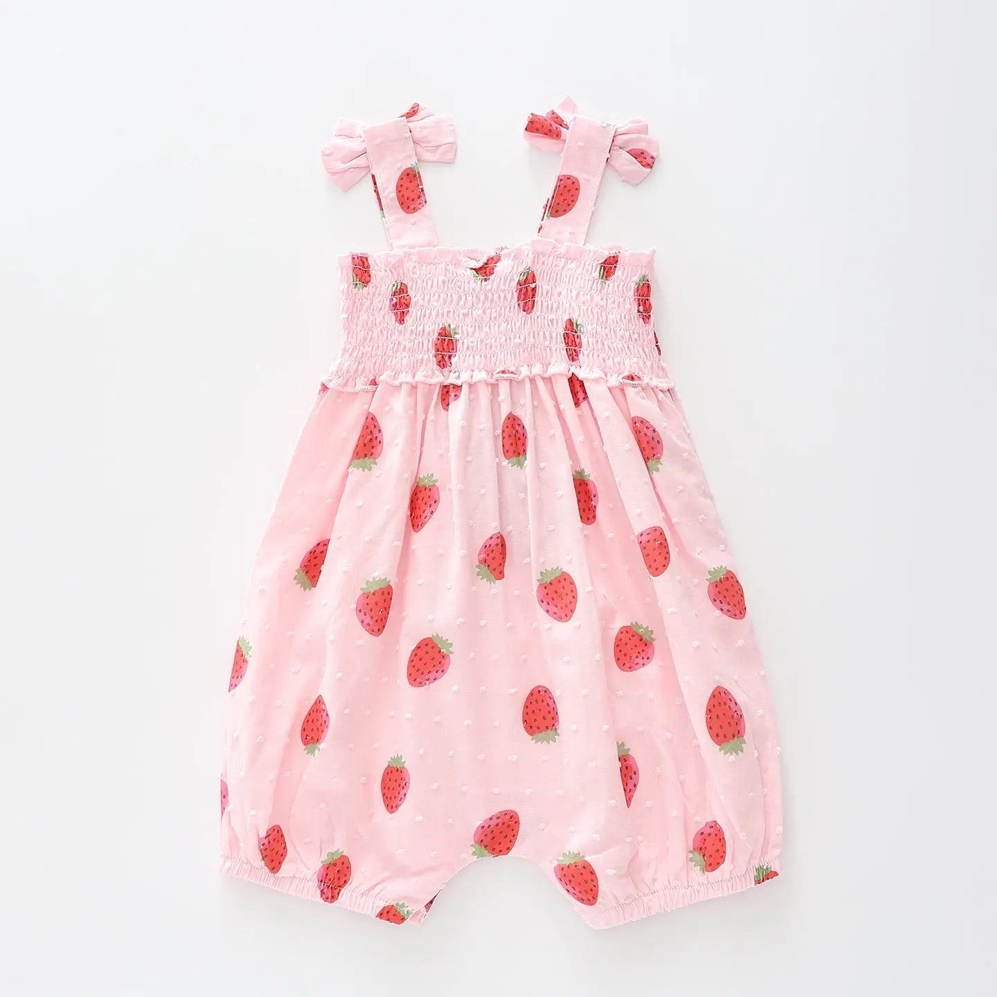 Strawberry Print Baby Girl Romper Ollies Place