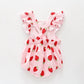 Strawberry Ruffle Romper Ollies Place
