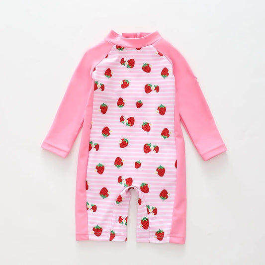 Strawberry Splash One Piece Swimsuit Ollies Place