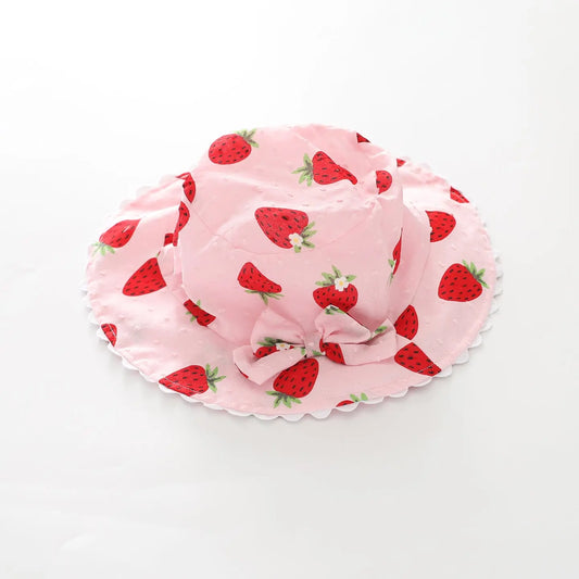 Strawberry Sun Hat Ollies Place